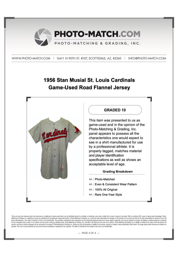 Lot - 1951 & 1956 Stan Musial Mitchell & Ness St. Louis Cardinals