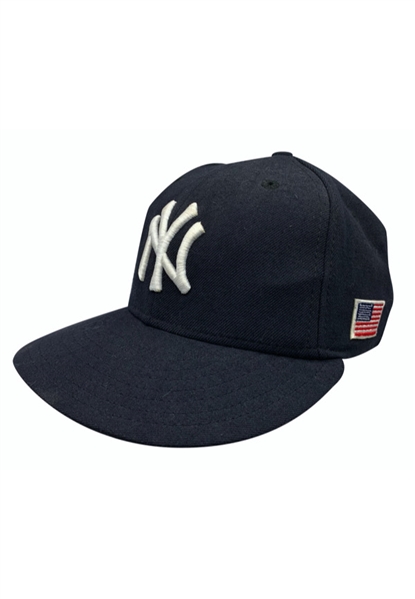 2001 Clay Bellinger New York Yankees Game-Used Cap