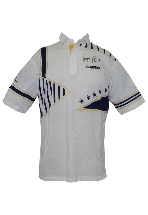 Lot Detail - Payne Stewart Autographed San Diego Chargers Polo