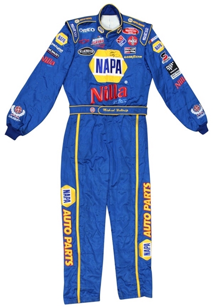 2003 Michael Waltrip NASCAR Race-Worn & Autographed Fire Suit