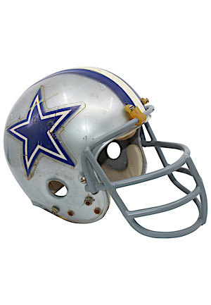 1970s Thomas "Hollywood" Henderson Dallas Cowboys Game-Used Clear Shell Helmet