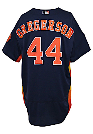2016 Luke Gregerson Houston Astros Game-Used Alternate Jersey (MLB Authenticated)