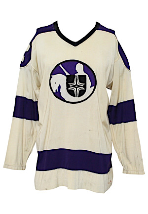 1975-76 Ray McKay Cleveland Crusaders WHA Game-Used Home Jersey