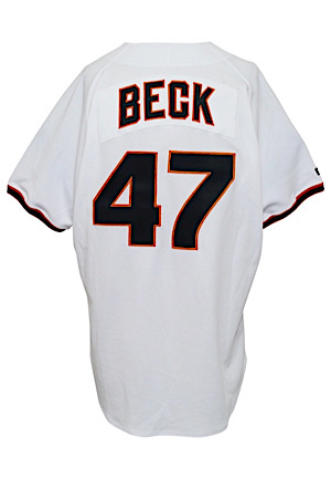 1990s Rod Beck San Francisco Giants Game-Used Home Jersey