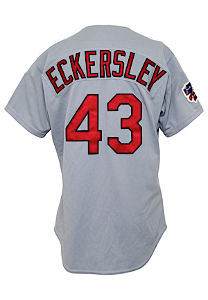 1997 Dennis Eckersley St. Louis Cardinals Game-Used Road Jersey