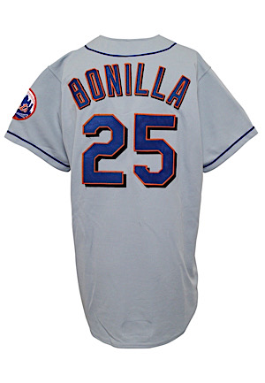 1999 Bobby Bonilla New York Mets Game-Used Road Jersey