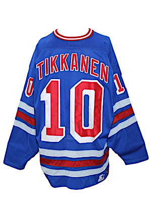 1996-97 Esa Tikkanen New York Rangers Game-Used Jersey