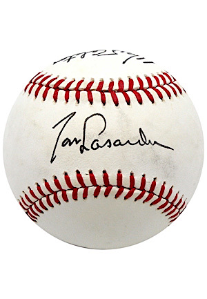 Tommy Lasorda & Walt Alston Dual-Signed ONL Baseball