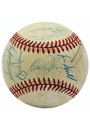 1987 National League All-Stars Team-Signed ONL Baseball (Full JSA)