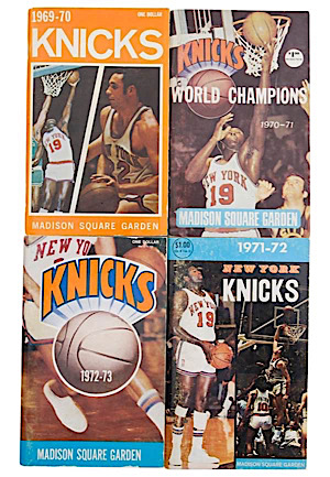 1969-73 New York Knicks Media Guides (4)