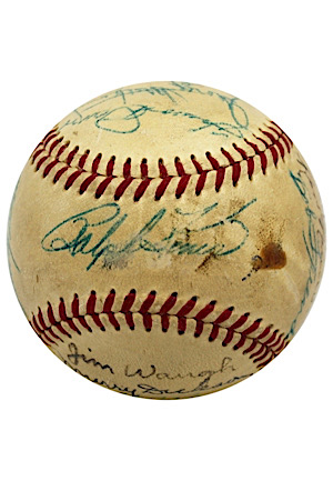 1952 Pittsburgh Pirates Team-Signed ONL Baseball