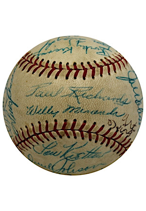 1949 Chicago White Sox Team-Signed Baseball
