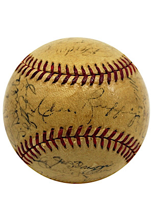 1941 New York Yankees Team-Signed Baseball