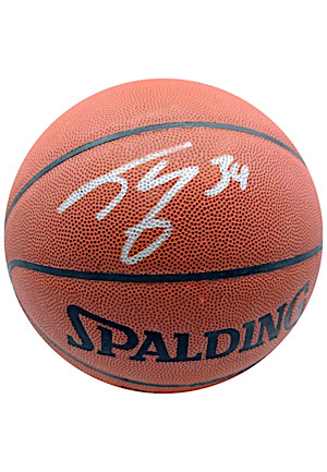 Shaquille ONeal Single-Signed Spalding Basketball