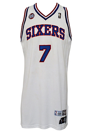 2008-09 Andre Miller Philadelphia 76ers Game-Used Alternate Jersey (NBA LOA • Final Game At The Spectrum)
