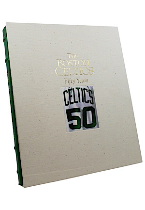 Larry Bird & Red Auerbach Autographed Boston Celtics Limited Edition Hardcover "50 Years" Book