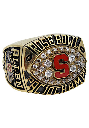 2000 Stanford Cardinal Rose Bowl Salesman Sample Ring