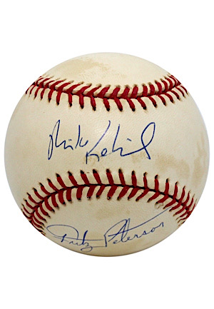 Fritz Peterson & Mike Kekich "Yankee Pitchers Who Swapped Wives" Dual-Signed Baseball