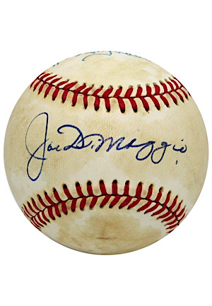 Joe DiMagagio & Al Gionfriddo Dual-Signed Baseball