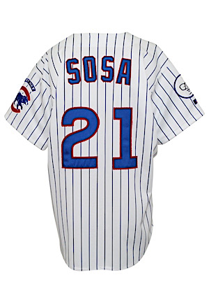 1998 Sammy Sosa Chicago Cubs Game-Used Home Jersey (MVP & 66 HR Season)