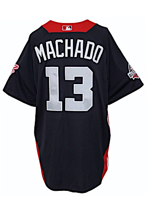 2018 Manny Machado Baltimore Orioles Player-Worn All-Star Game Batting Practice Jersey (MLB Authenticated)