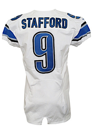 2015 Matthew Stafford Detroit Lions Game-Issued Jersey