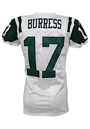 2011 Plaxico Burress New York Jets Game-Used Jersey