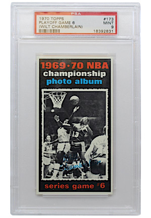 1970 Topps Playoff Game 6 Wilt Chamberlain #173 (PSA MINT 9)
