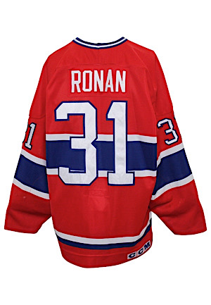 1992-93 Ed Ronan Montreal Canadiens Game-Used Jersey (Championship Season)