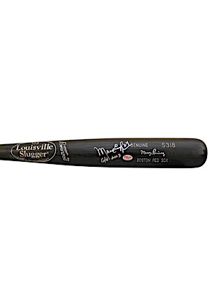 2003 Manny Ramirez Boston Red Sox Game-Used & Autographed "G/U 2003" Bat