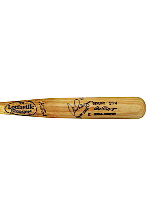 Circa 2002 Alex Rodriguez Texas Rangers Game-Used & Autographed Bat (PSA/DNA)