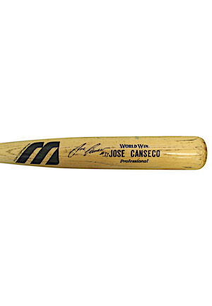 Circa 1992 Jose Canseco Game-Used & Autographed Bat (PSA/DNA GU 9)