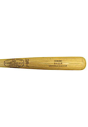 1961 Hank Bauer Kansas City Athletics Game-Used Bat (PSA/DNA • Final Season)