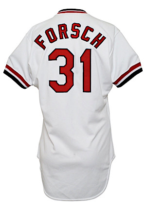 1983 Bob Forsch St. Louis Cardinals Game-Used Home Jersey