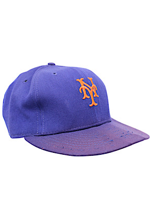 Circa 1969 Donn Clendenon New York Mets Game-Used & Autographed Cap (Beckett COA)