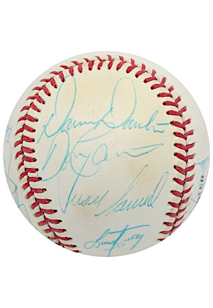 1986 Philadelphia Phillies Team-Signed ONL Baseball
