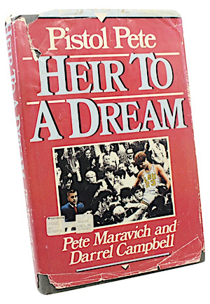 Pete Maravich Autographed & Inscribed "Heir To A Dream" Hardcover Book