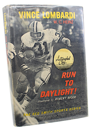Vince Lombardi "Run To Daylight" Multi-Signed Hardcover Book Loaded With Hall Of Fame Signatures
