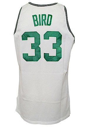 1991-92 Larry Bird Boston Celtics Game-Used Home Jersey (Final Season)