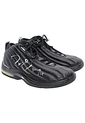 Circa 2002 Paul Pierce Boston Celtics Game-Used & Dual-Autographed Shoes (Sourced From Assistant Coach • JSA COA)
