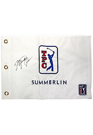 2008 Michael Jordan Autographed TPC At Summerlin Golf Flag