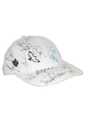 Multi-Signed Golf Hat Including Tiger Woods, Phil Mickelson & Others (Full JSA)