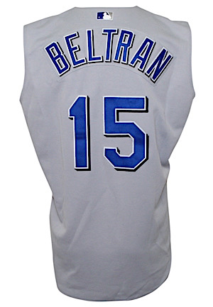 2003 Carlos Beltran Kansas City Royals Game-Used Road Vest