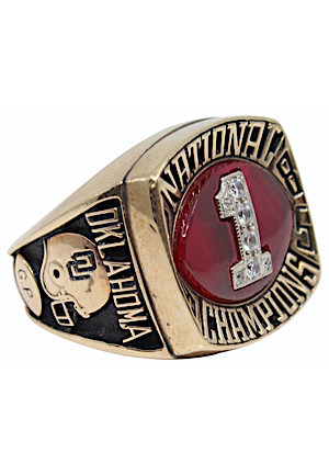 1985 Oklahoma Sooners National Championship Ring