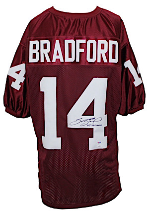 Sam Bradford Oklahoma Sooners Autographed & Inscribed "08 Heisman" Jersey (JSA & PSA/DNA COAs)