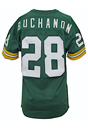 Late 1970s Willie Buchanon Green Bay Packers Game-Used & Autographed Jersey (Multiple Repairs)