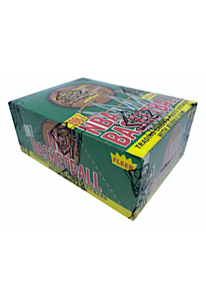 1987-88 Fleer Basketball Unopened Wax Pack Box (BBCE Wrapped • 36 Packs)