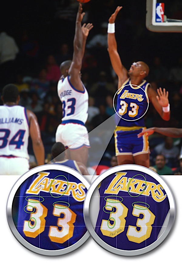Lot Detail - 1986-87 Kareem Abdul-Jabbar Los Angeles Lakers Game