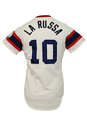 1982 Tony La Russa Chicago White Sox Manager-Worn Home Jersey (Video-Matched & Graded 10)
