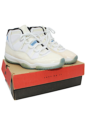 1996 Michael Jordan NBA All-Star Game Nike Air Jordan XI FTPS Player Sample Shoes With Original Box